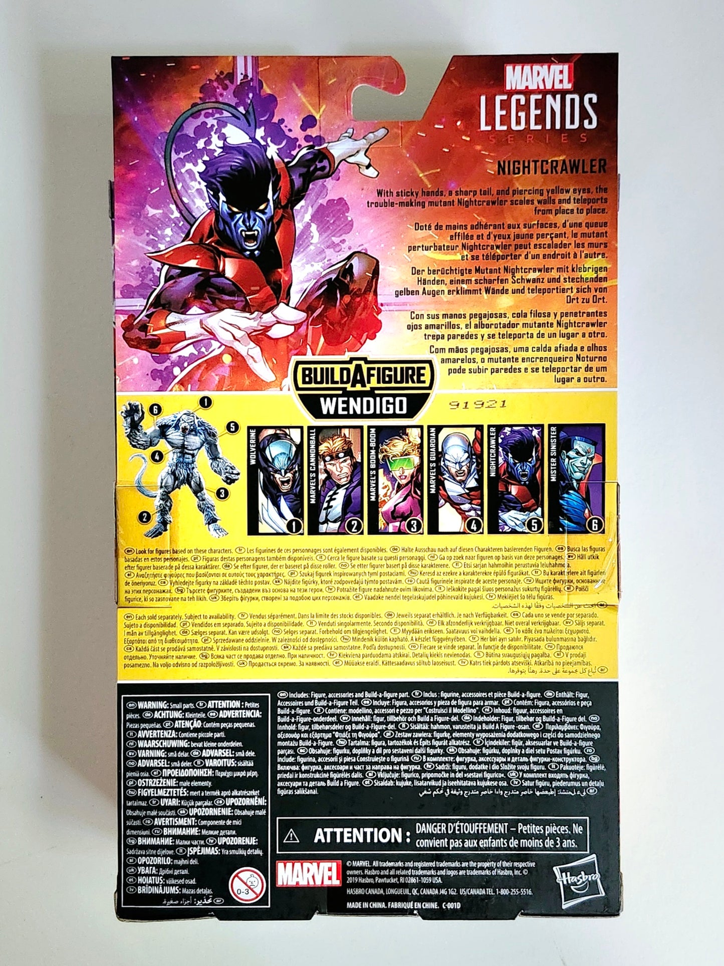 Marvel Legends Wendigo Series Nightcrawler 6-Inch Action Figure