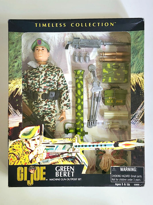 G.I. Joe Timeless Collection Green Beret Machine Gun Outpost 12-Inch Action Figure
