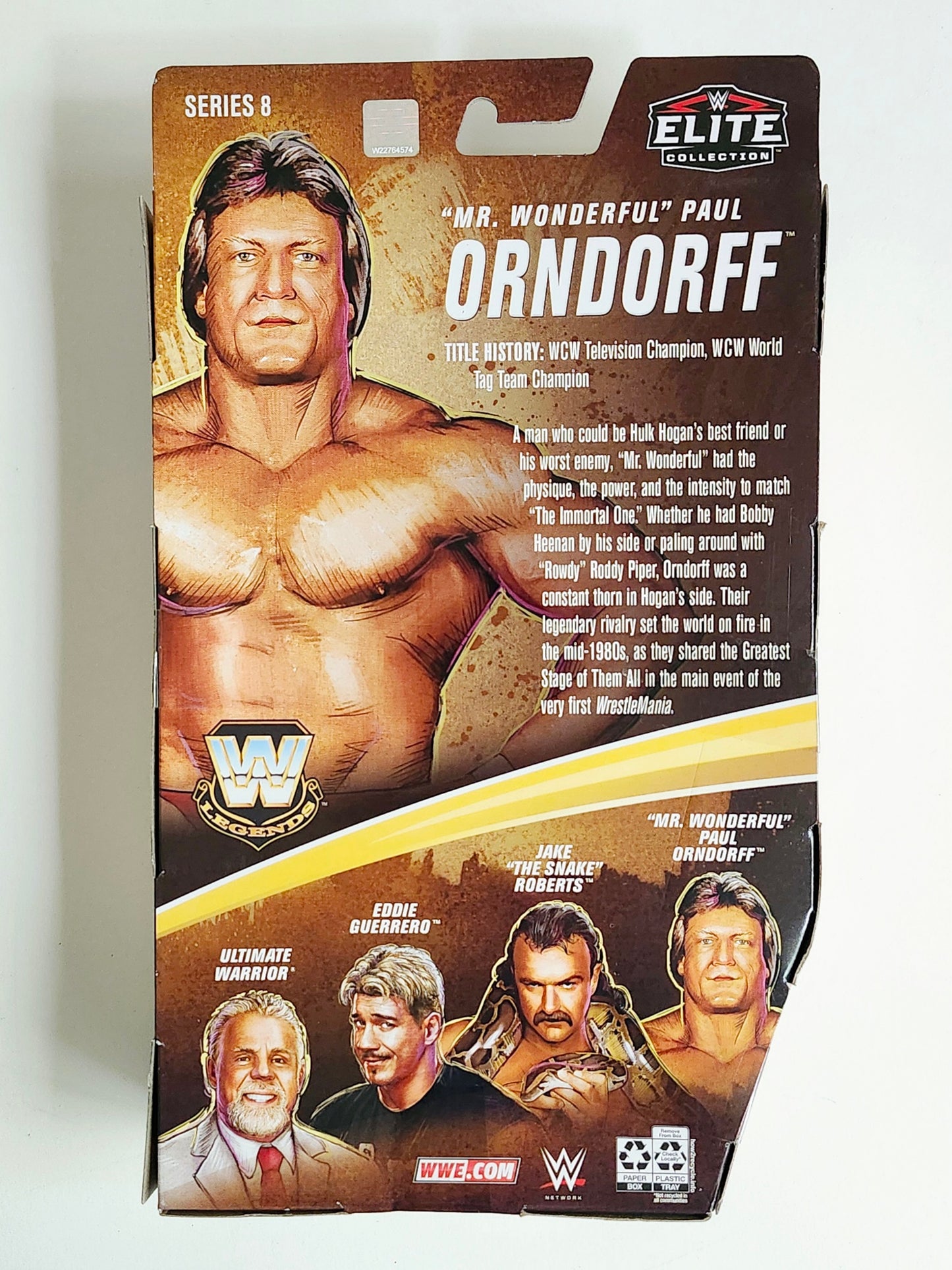 WWE Legends Elite Collection Series 8 "Mr. Wonderful" Paul Orndorff Exclusive Action Figure