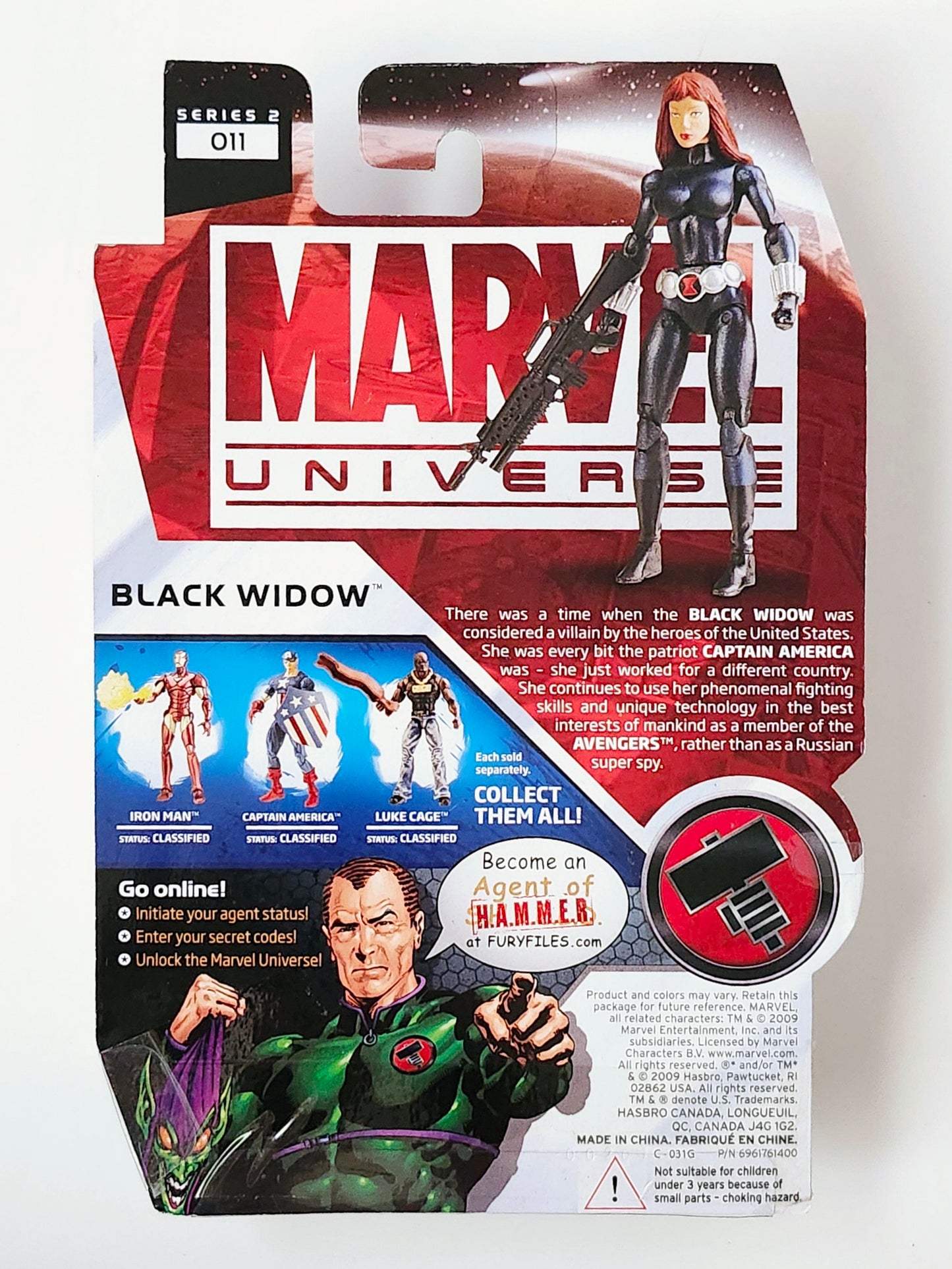 Marvel Universe Series 2 Figure 11 Black Widow 3.75-Inch Action Figure
