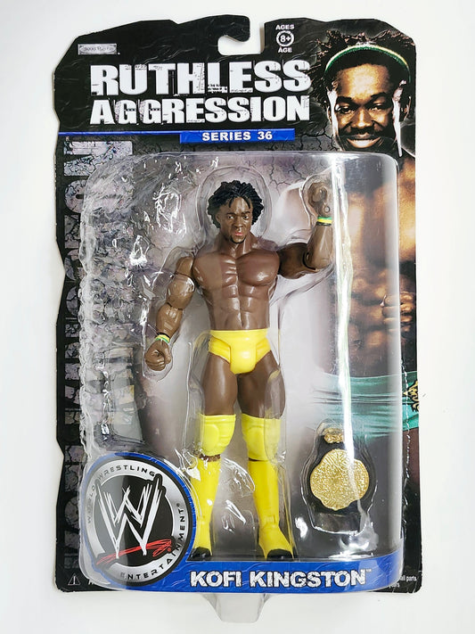 WWE Ruthless Aggression Series 36 Kofi Kingston Action Figure