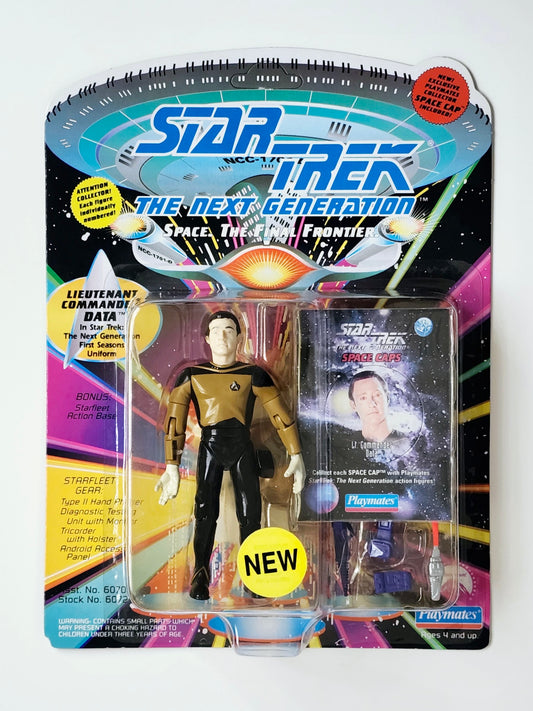 Star Trek: The Next Generation Lieutenant Commander Data in 1st Season Uniform with Space Cap 4.5-Inch Action Figure