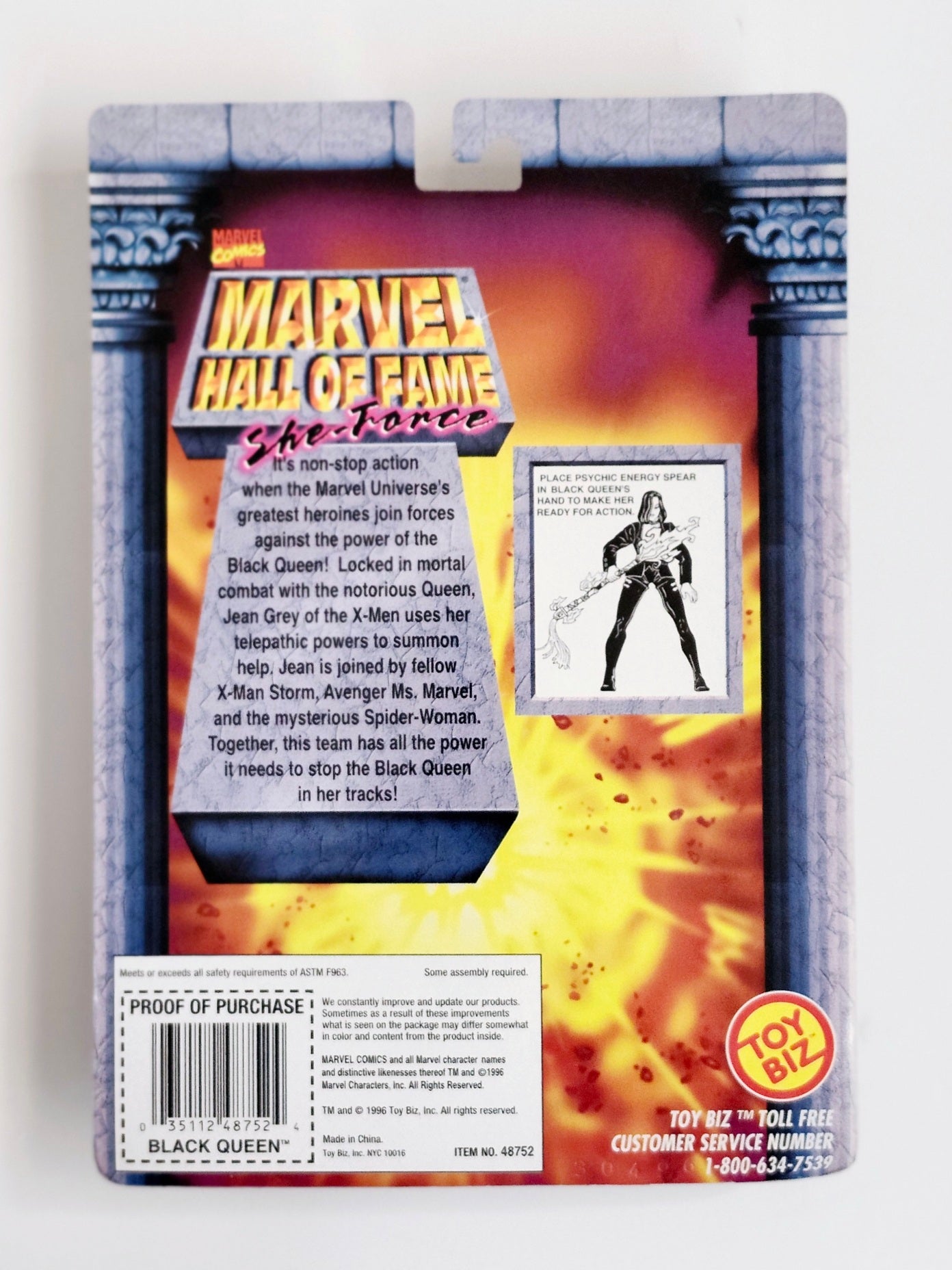 Marvel Hall of Fame She-Force Black Queen 5-Inch Action Figure