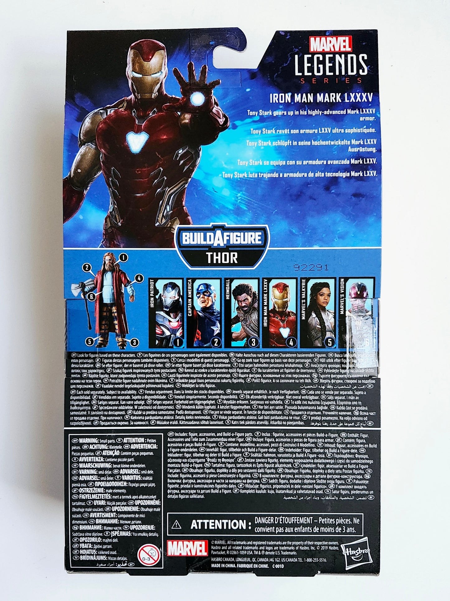 Marvel Legends Thor Series Iron Man Mark LXXXV 6-Inch Action Figure