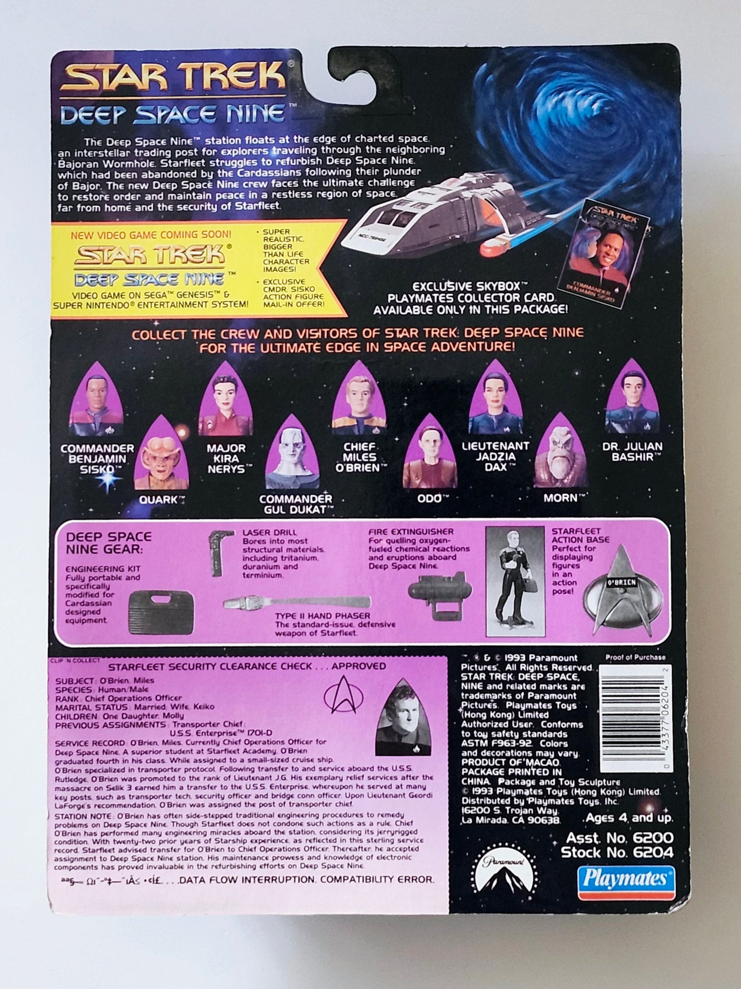 Star Trek: Deep Space Nine Chief Miles O'Brien 4.5-Inch Action Figure