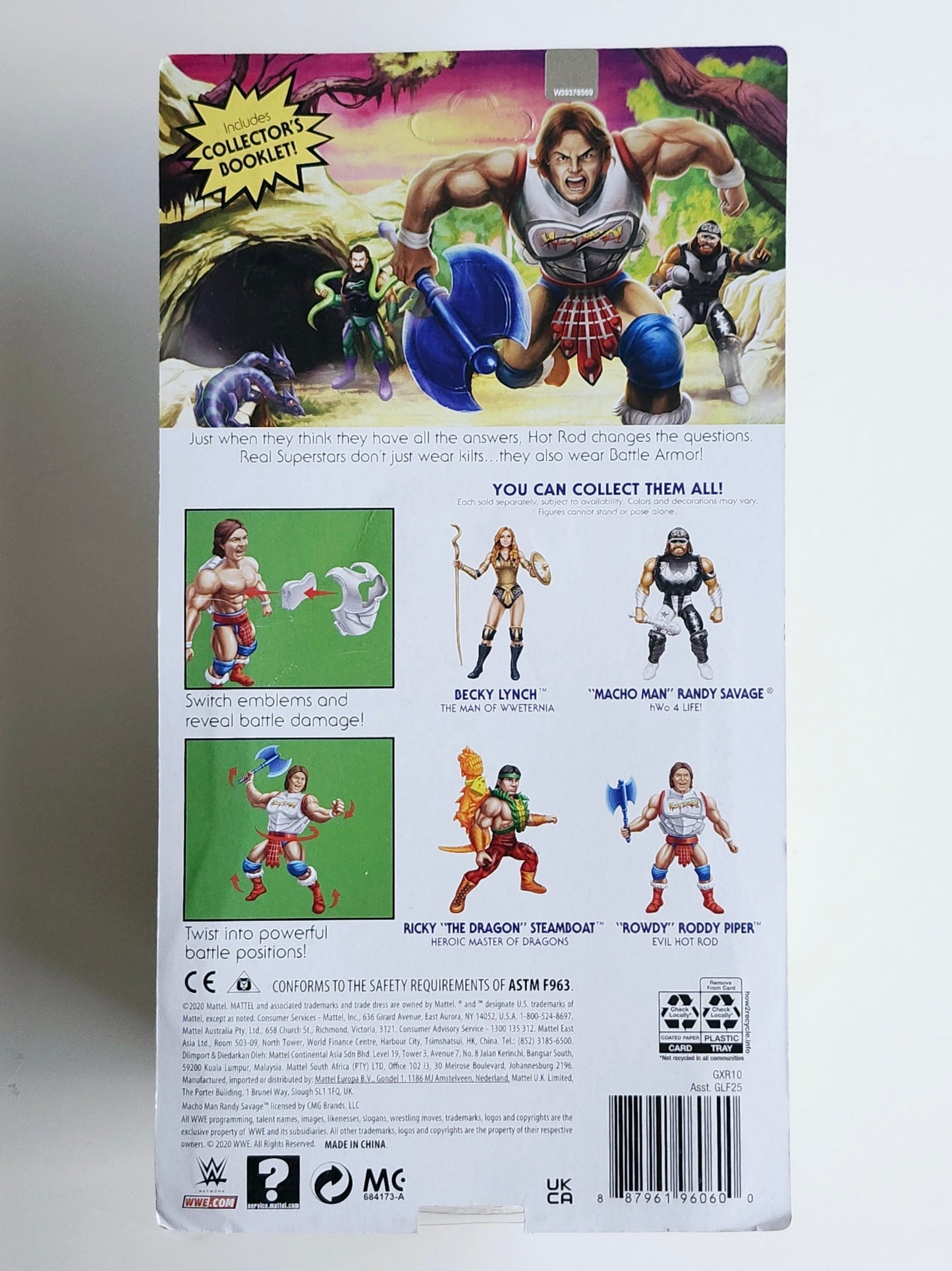 Masters of the WWE Universe "Rowdy" Roddy Piper 5.5-Inch Action Figure