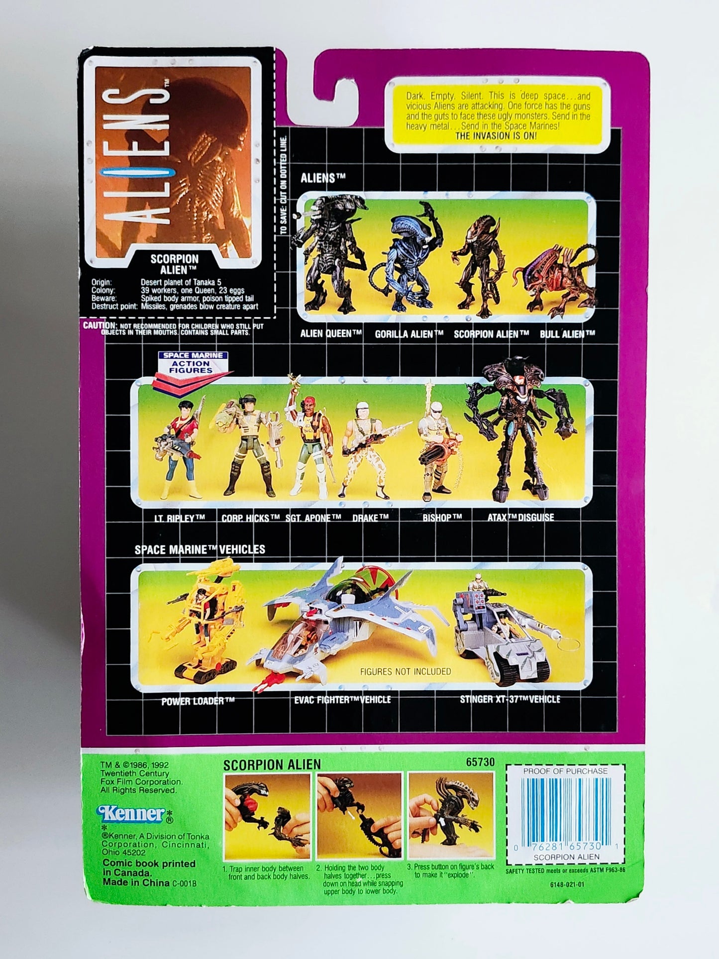 Aliens Scorpion Alien Action Figure, 1992