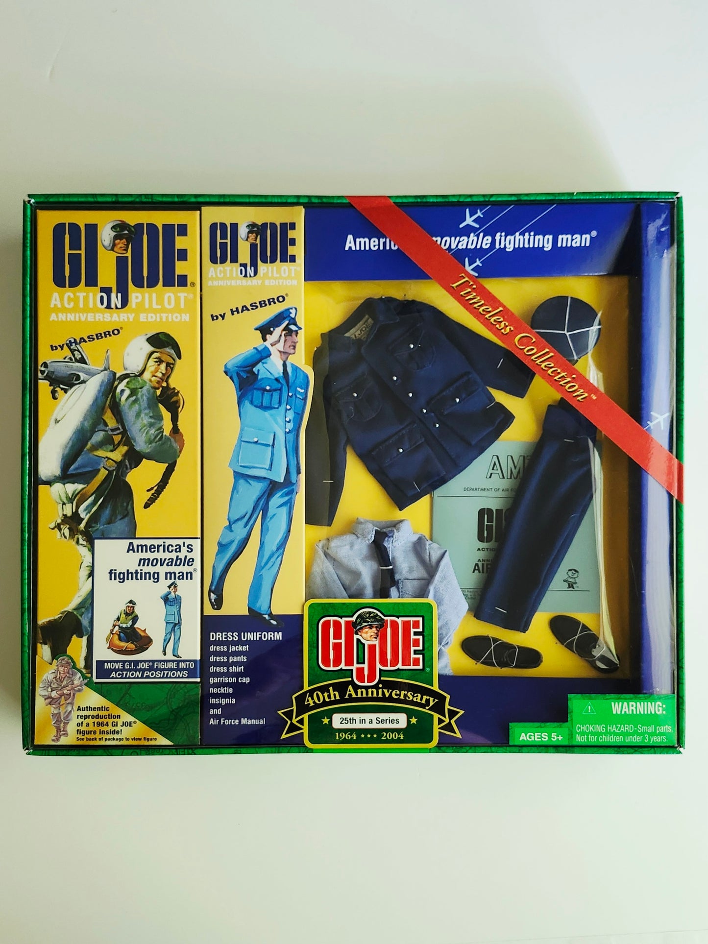G.I. Joe 40th Anniversary Action Pilot with Dress Uniform 12-Inch Action Figure Set 25th in a Series