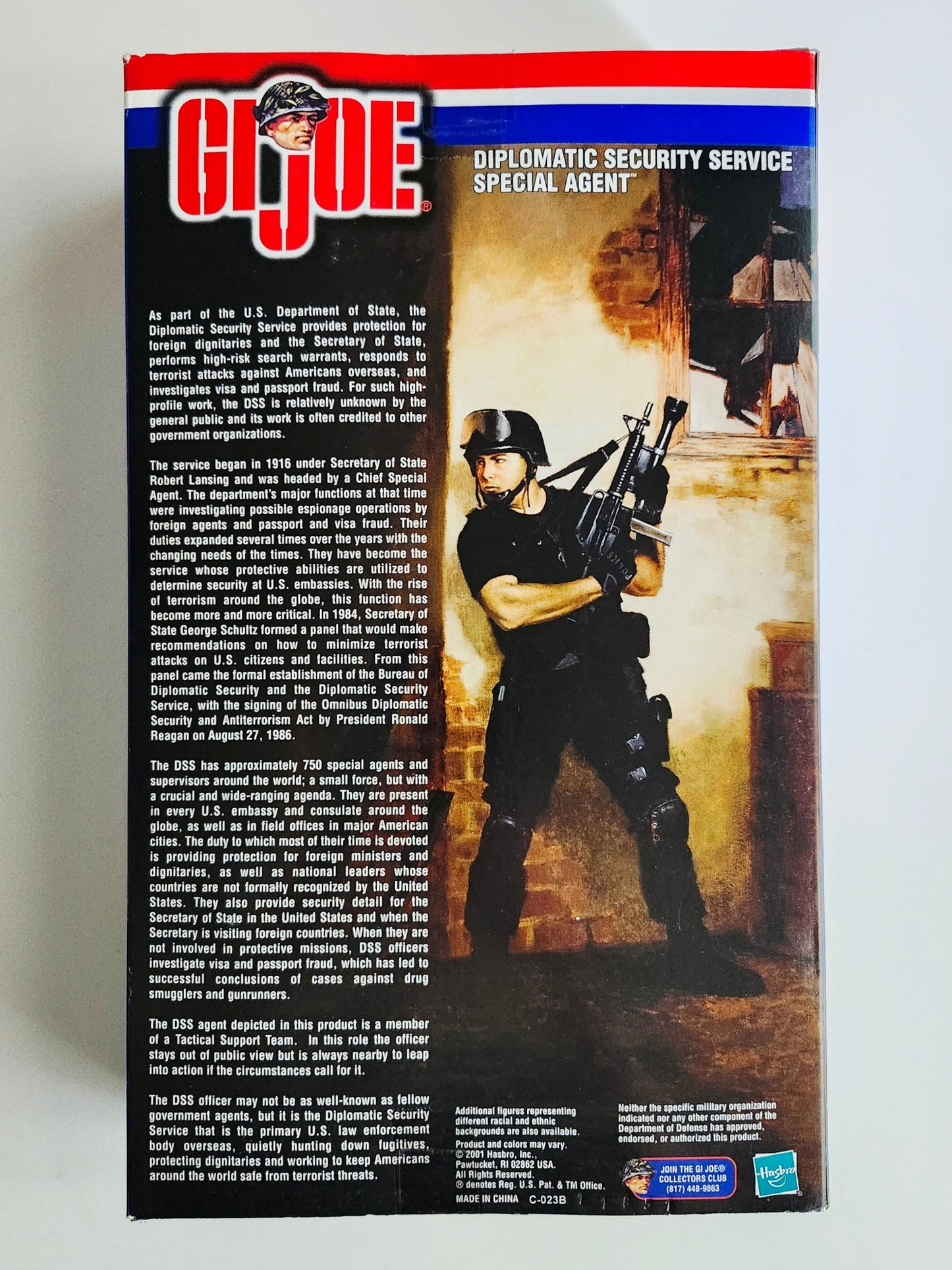 G.I. Joe Diplomatic Security Service Special Agent (Caucasian) 12-Inch Action Figure