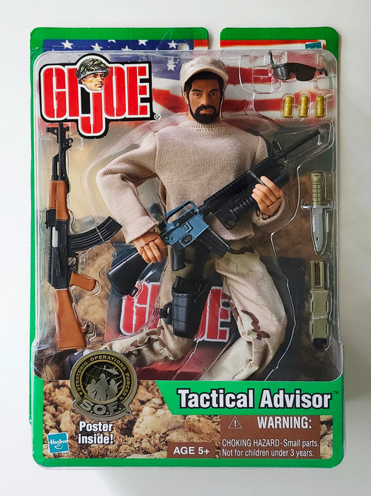 G.I. Joe Tactical Advisor (Caucasian) 12-Inch Action Figure (Tan Shirt)