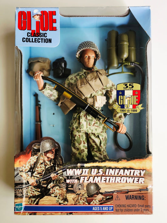 G.I. Joe Classic Collection WWII U.S. Infantry with Flamethrower 12-Inch Action Figure