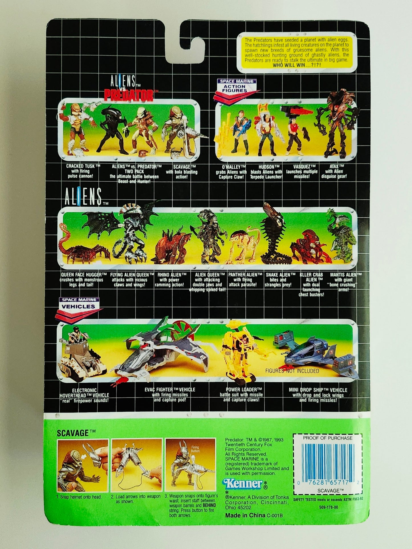 Predator Scavage Predator 5-Inch Action Figure, 1993