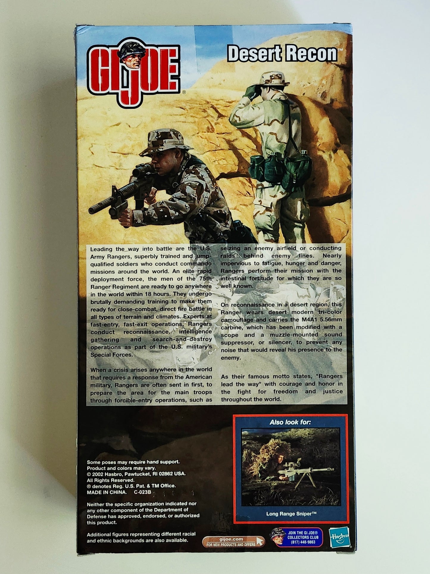 G.I. Joe Army Rangers Collection Desert Recon 12-Inch Action Figure