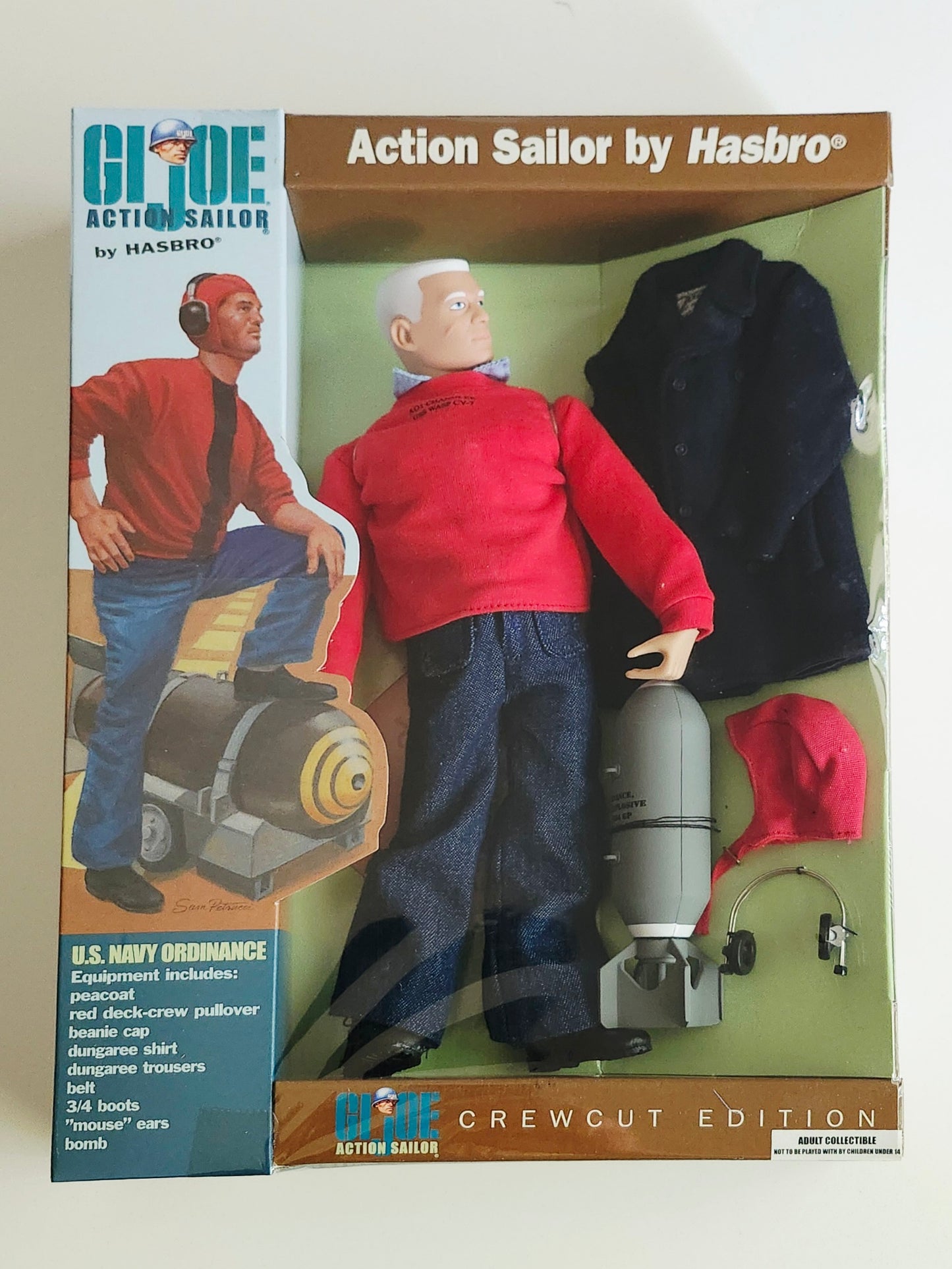 G.I. Joe Action Sailor U.S. Navy Ordinance Crewcut Edition (White Hair) 12-Inch Action Figure
