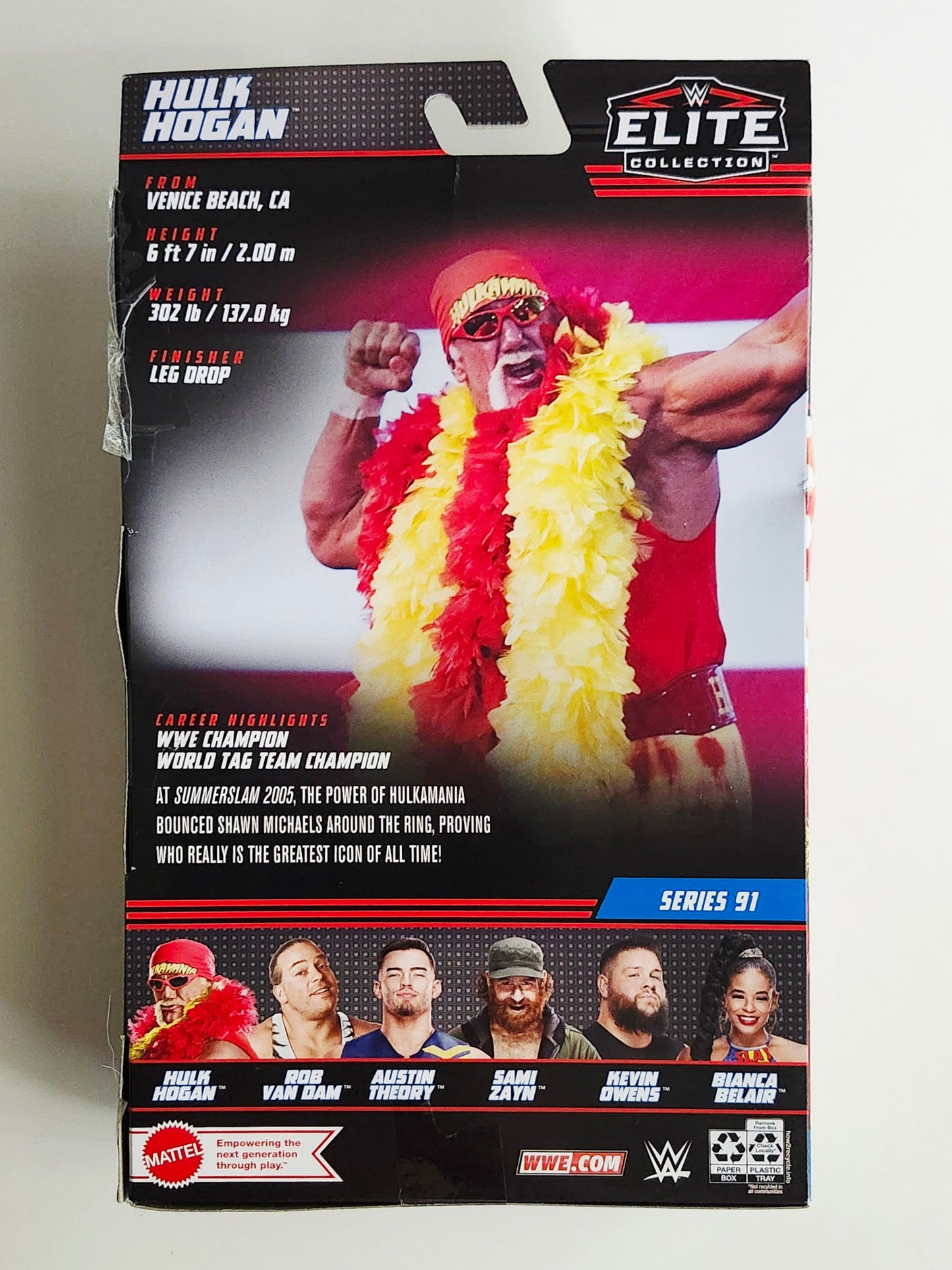 WWE Elite Collection Series 91 Hulk Hogan Action Figure