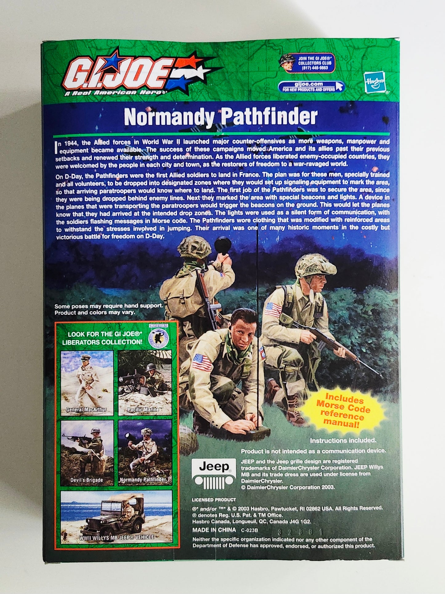 G.I. Joe Normandy Pathfinder 12-Inch Action Figure, 2003