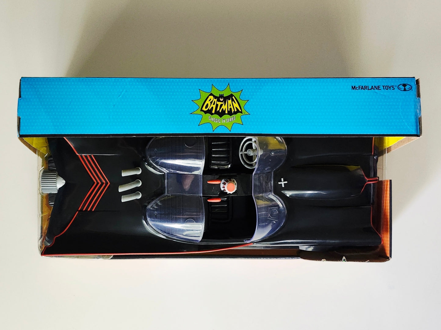 DC Retro Batmobile 6-Inch Scale Vehicle from the Batman Classic TV Series, Not Mint