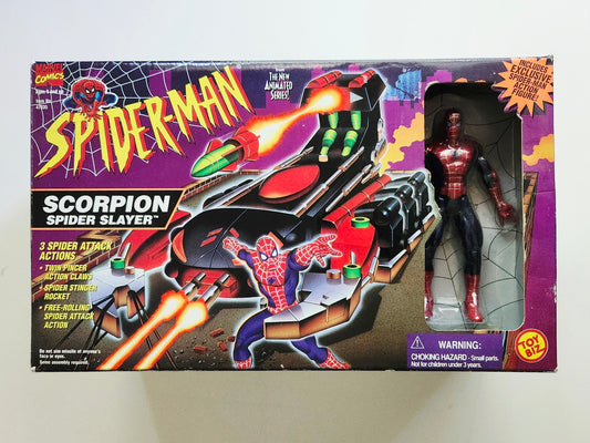 Spider-Man Animated Series Scorpion Spider-Slayer Vehicle and 5-Inch Action Figure (1996)