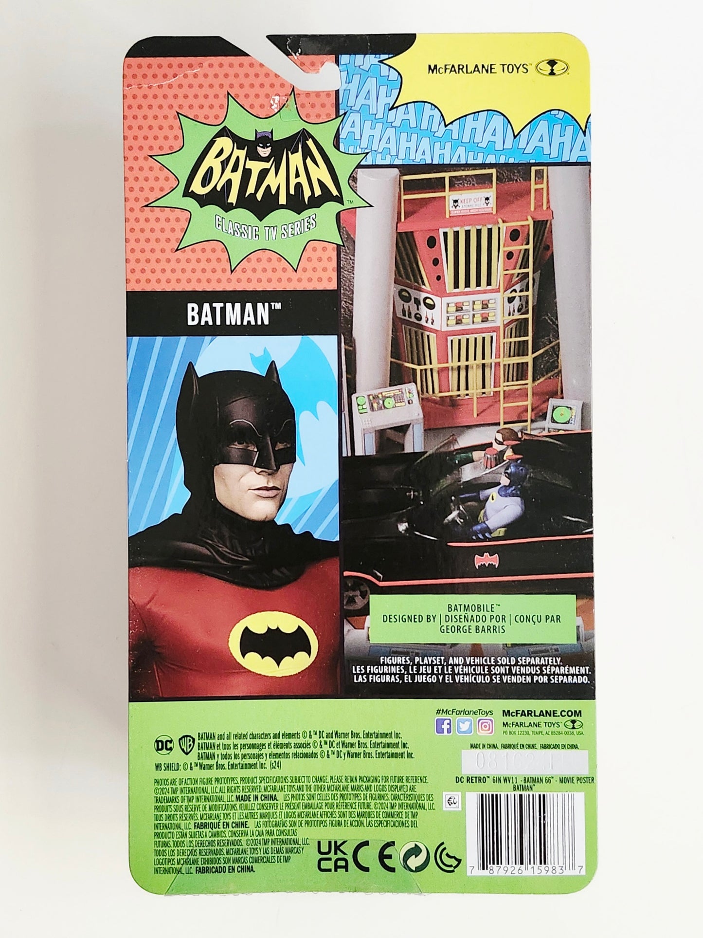 DC Retro Batman Classic TV Series Batman (Movie Poster) 6-Inch Action Figure