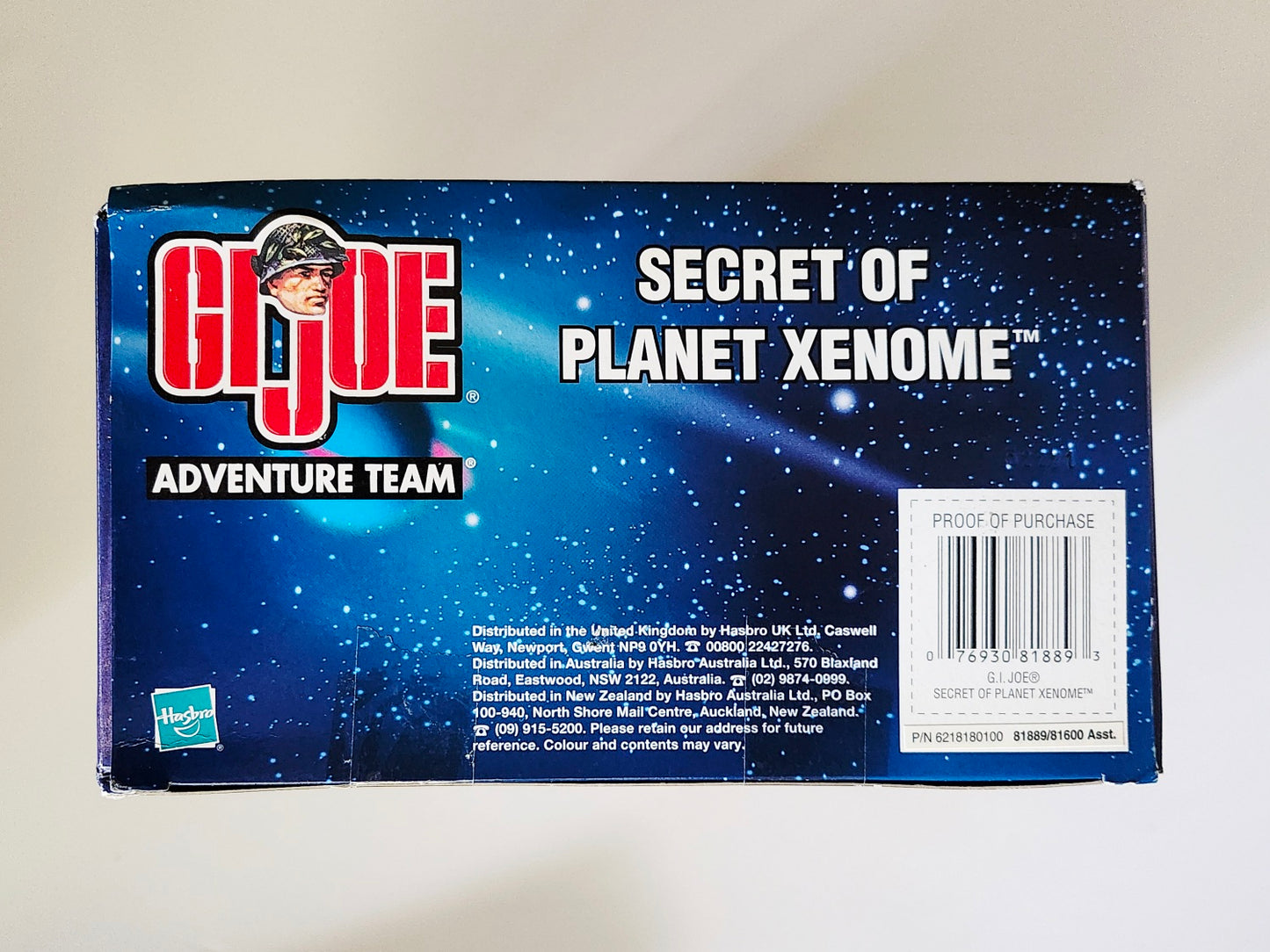 G.I. Joe Adventure Team Secret of Planet Xenome with Blue Alien (Caucasian) 12-Inch Action Figure Set