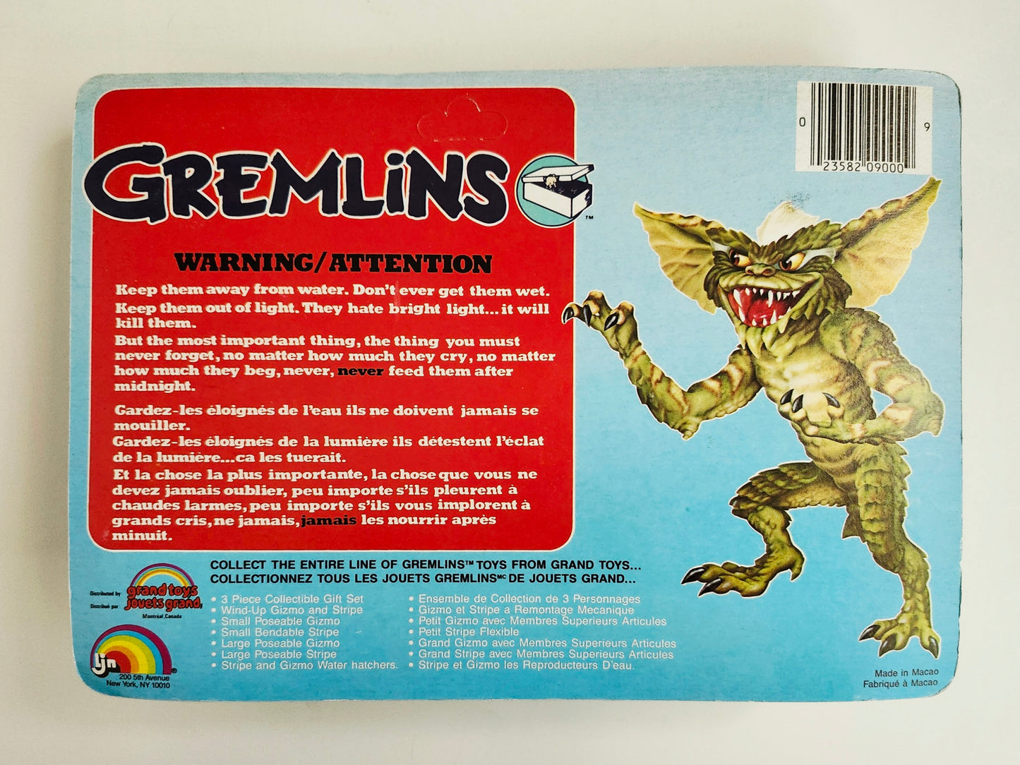 LJN Gremlins Collectible Figures Set, 1984