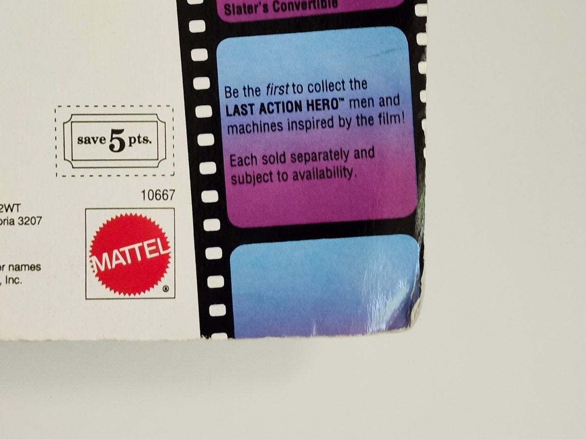 Last Action Hero Undercover Jack Stunt Action Figure, 1993