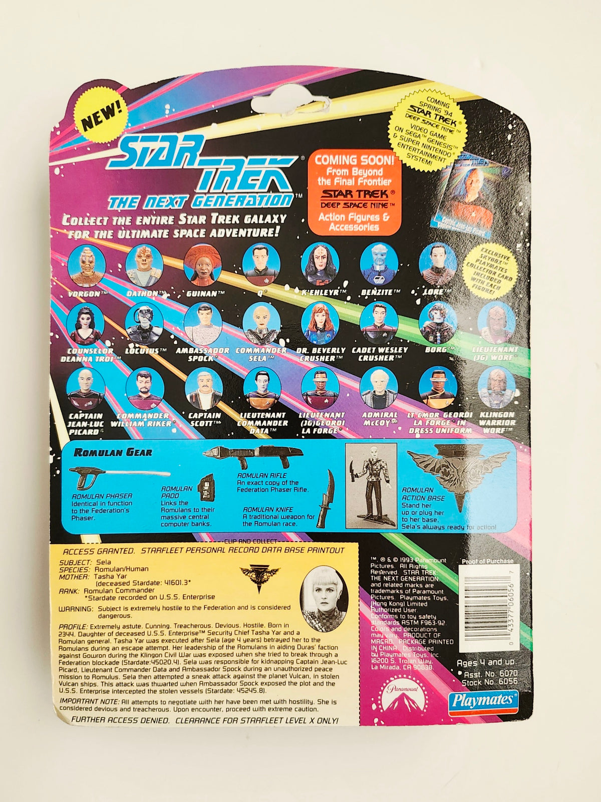 Star Trek: The Next Generation Commander Sela 4.5-Inch Action Figure