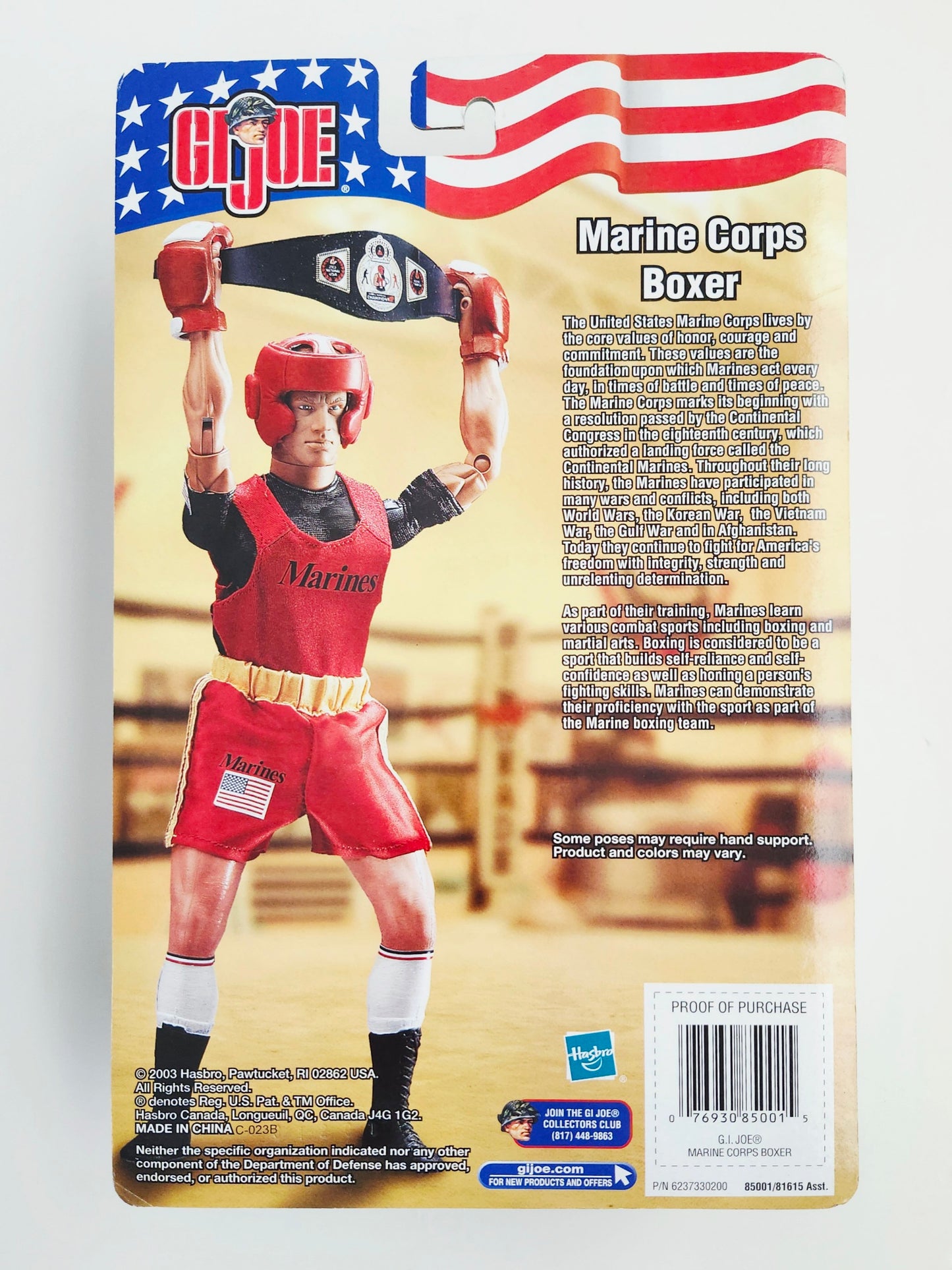 G.I. Joe Marine Corps Boxer (Caucasian) 12-Inch Action Figure