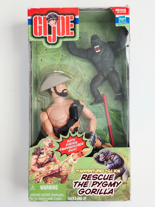 Adventures of G.I. Joe Rescue the Pygmy Gorilla (Caucasian) 12-Inch Action Figure, Not Sealed