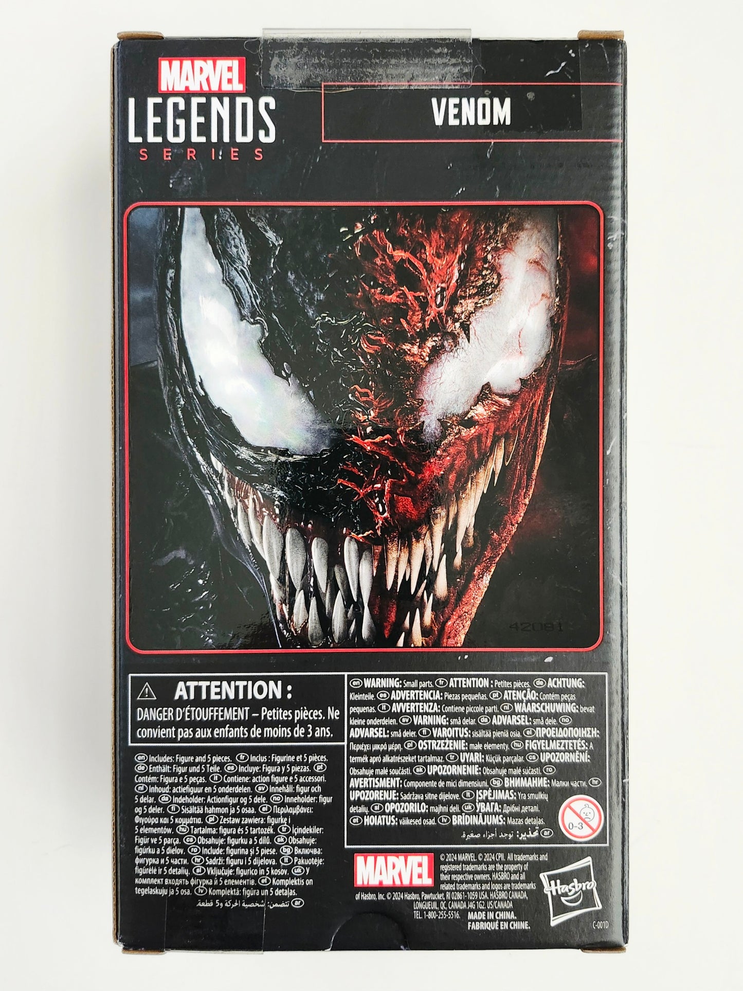 Marvel Legends Exclusive Venom (Venom: Let There Be Carnage) 6-Inch Action Figure, Not Mint