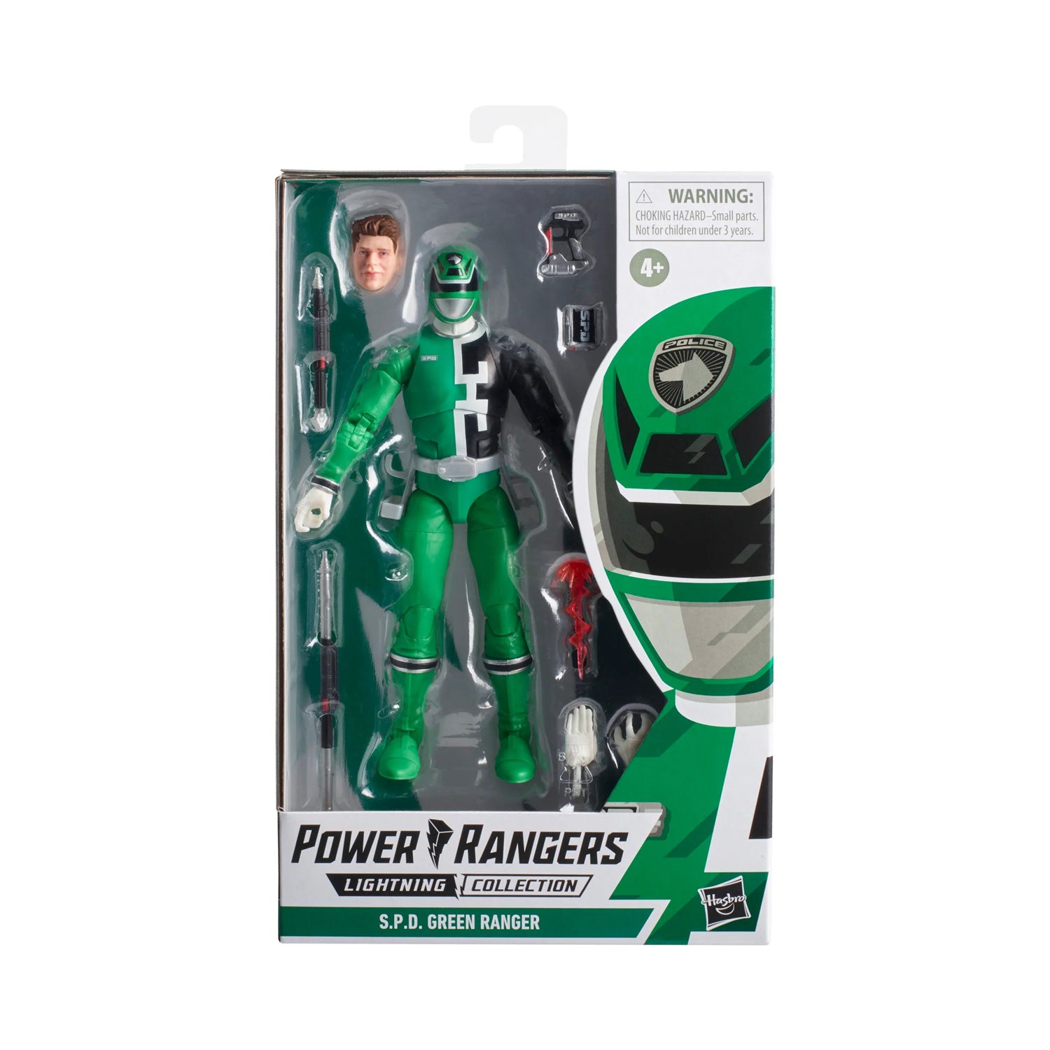 Power Rangers Lightning Collection S.P.D. Green Ranger 6-Inch Action F –  Action Figures and Collectible Toys