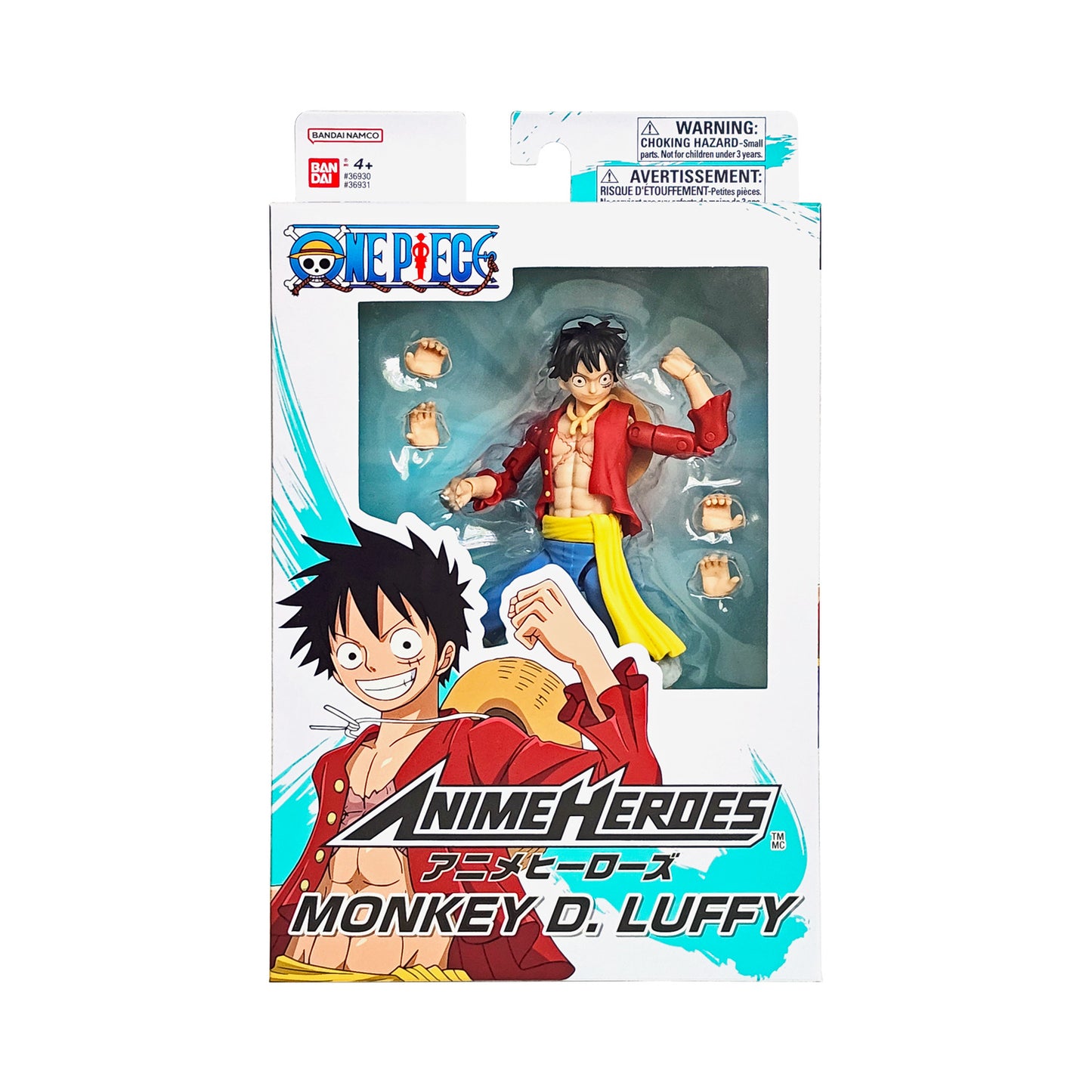 Anime Heroes Series One Piece Monkey D. Luffy #1 6.5-Inch Action Figure