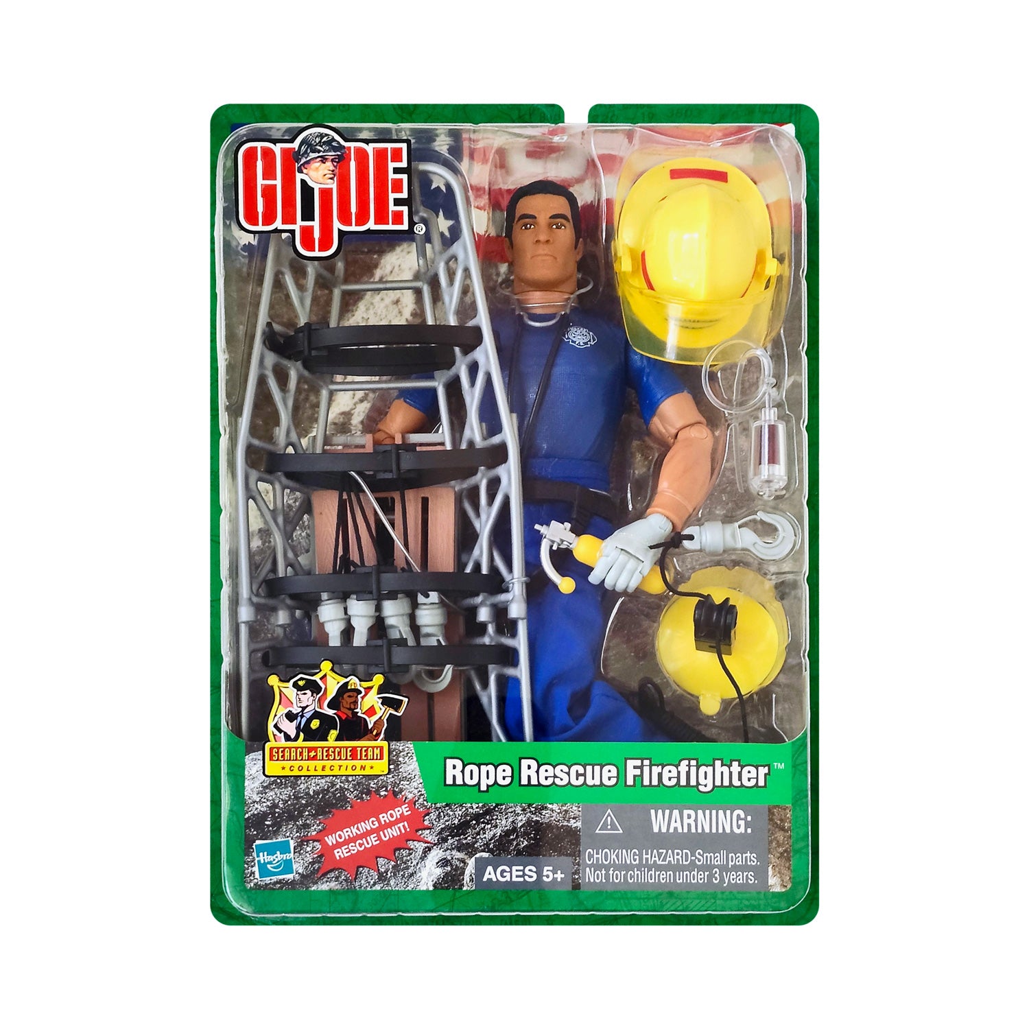 G.I. Joe Search Rescue Team Collection Rope Rescue Firefighter Hisp Action Figures and Collectible Toys