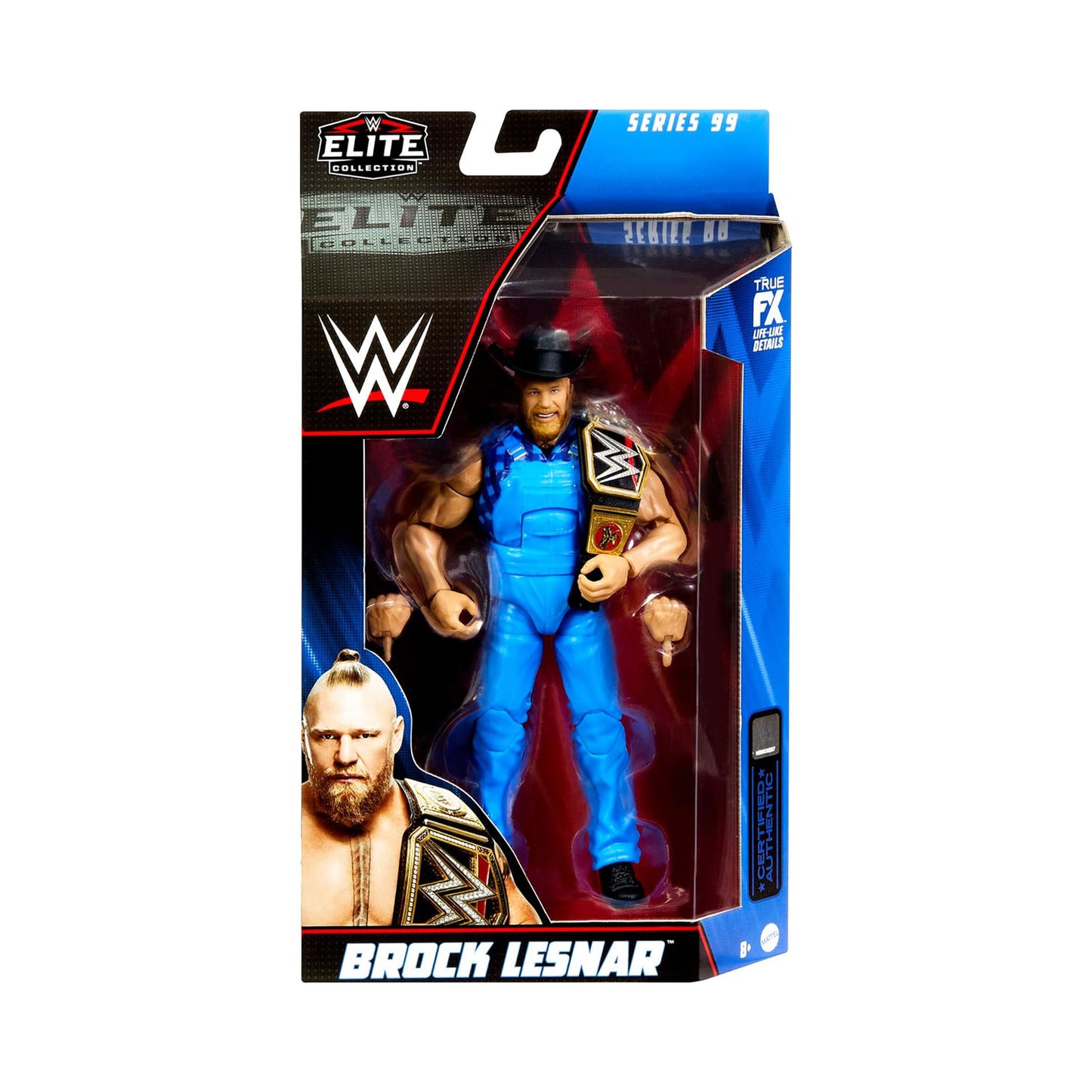 WWE Elite Collection Series 99 Brock Lesnar (Blue Overalls Chase) Action Figure