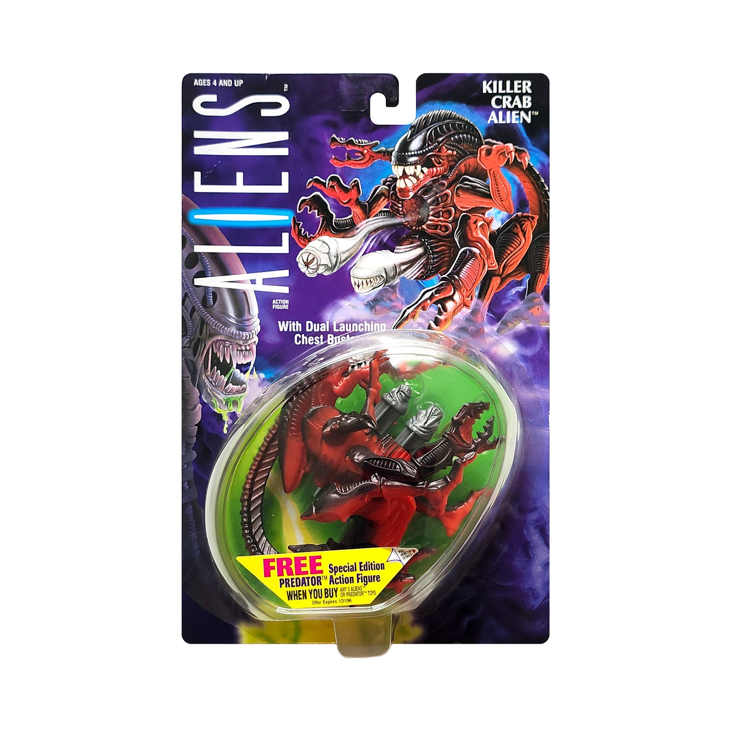 Aliens Killer Crab Alien Action Figure, 1993