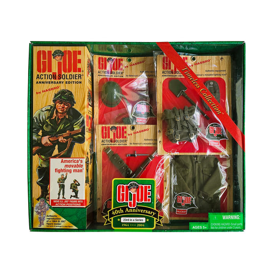 G.I. Joe 40th Anniversary Action Soldier with Combat Helmet Set, Combat Field Pack, Combat Rifle Set, and Combat Field Jacket 12-Inch Action Figure Set 23rd in a Series