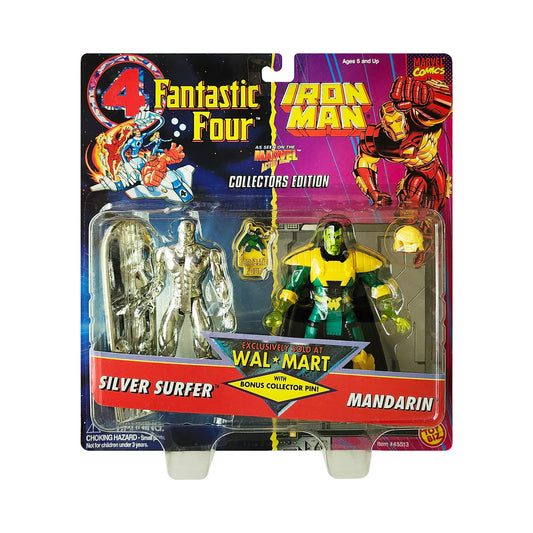 Fantastic Four and Iron Man Animated Series Collectors Edition Silver Surfer and Mandarin Exclusive Action Figure 2-Pack
