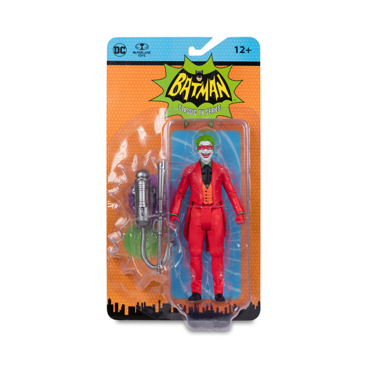 DC Retro Batman Classic TV Series Joker with Mask 6-Inch Action Figure