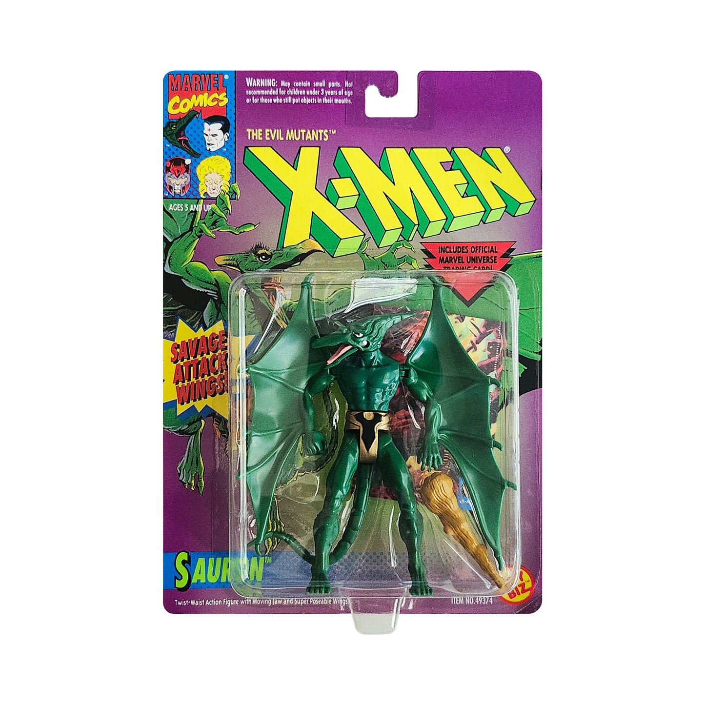 X-Men Sauron (Gold Shorts) 5-Inch Action Figure, 1993
