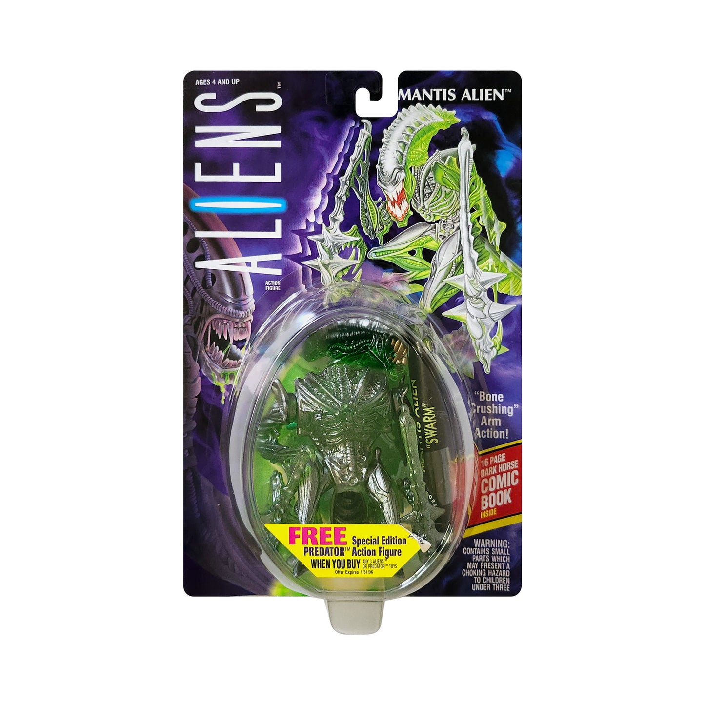 Aliens Mantis Alien Action Figure, 1992