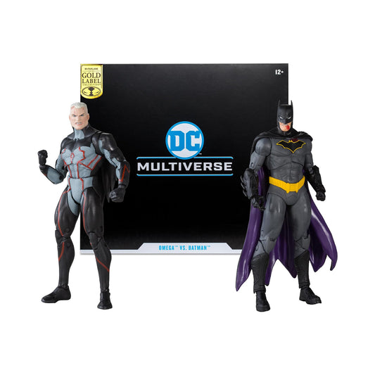 DC Multiverse Gold Label Omega vs. Batman (Last Knight On Earth) 7-Inch Action Figure 2-Pack