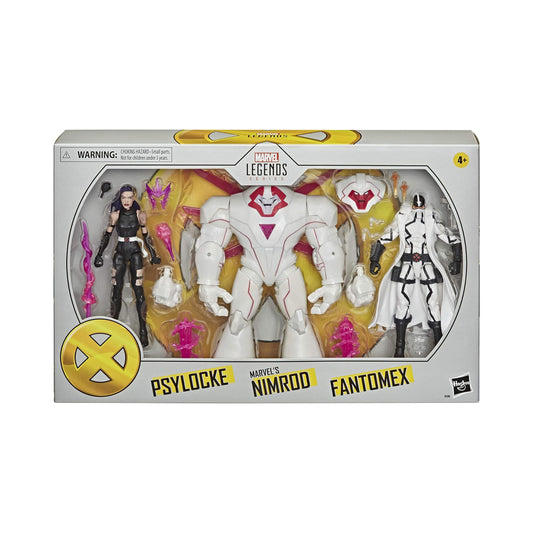 Marvel Legends X-Men Exclusive Action Figure 3-Pack (Psylocke, Nimrod, Fantomex)