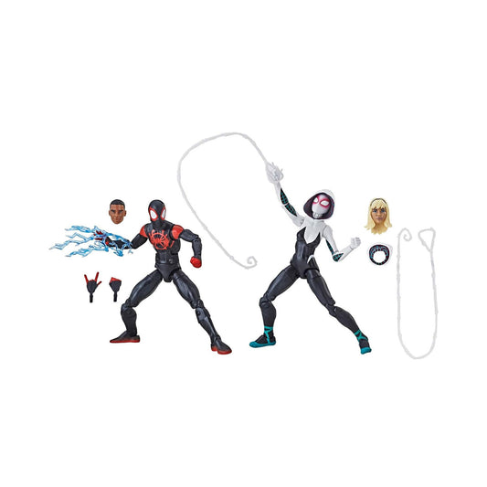 Marvel Legends Exclusive Into the Spider-Verse Miles Morales and Spider-Gwen Action Figure 2-Pack