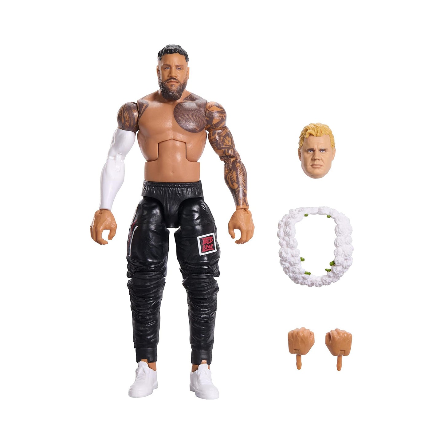 WWE Elite Summer Slam Jey Uso Action Figure and Mr. Perfect (1992) Build-A-Figure Piece