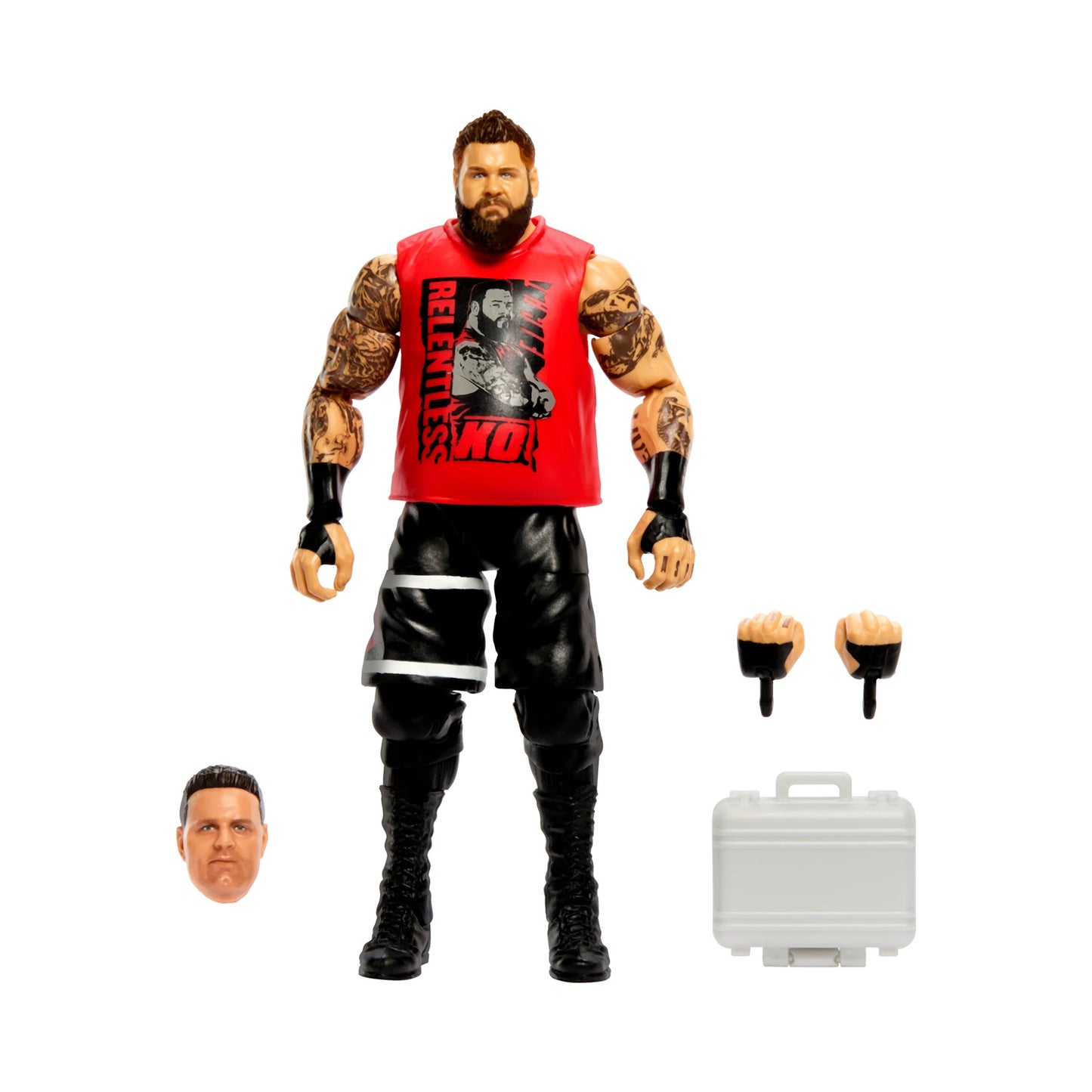WWE Elite Survivor Series Kevin Owens Action Figure and British Bulldog (1999) Build-A-Figure Piece