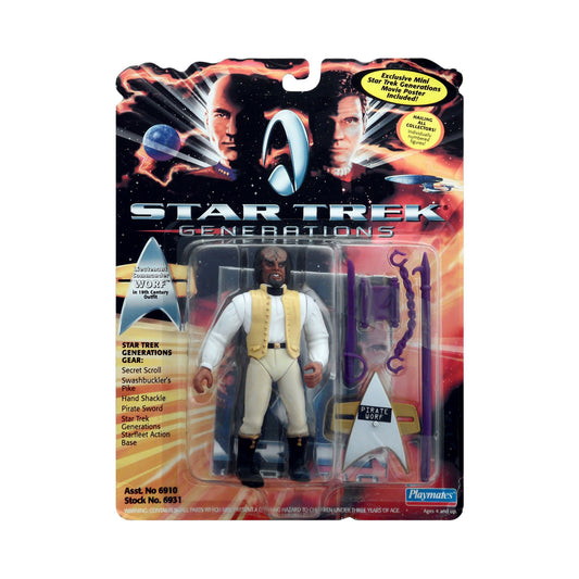 Star Trek: Generations Lieutenant Commander Worf in 19th Century Outfit Action Figure