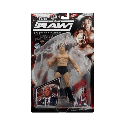 WWE First Raw Pay Per View Winners Series Ric Flair Defeated Shawn Michaels Action Figure