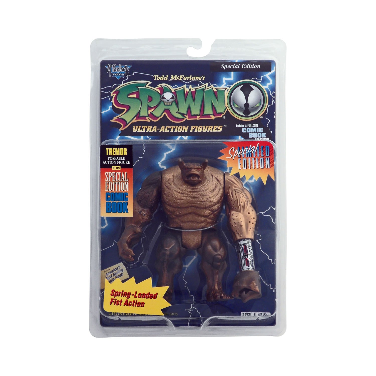 Special Limited Edition Gold Tremor Action Figure from Todd McFarlane's  Spawn