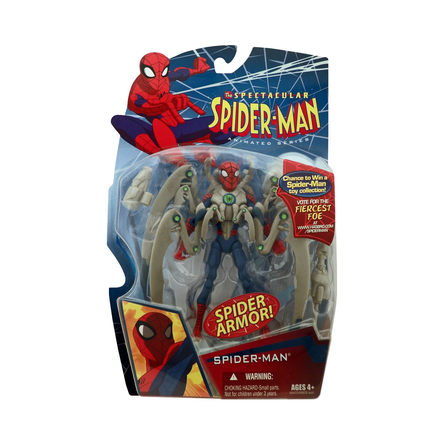 Spider Man With Spider Armor From The Spectacular Spider Man Animated