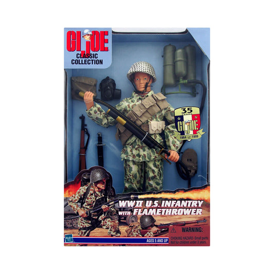 G.I. Joe Classic Collection WWII U.S. Infantry with Flamethrower 12-Inch Action Figure